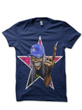Iron Maiden Navy Blue Tee Hoodie, Sweatshirt | PureTeeCo.com