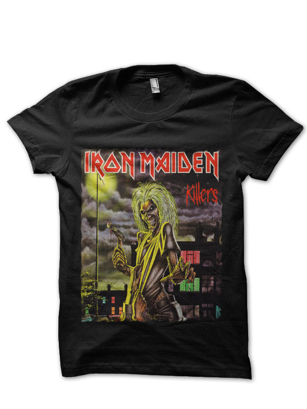 Iron Maiden Black Tee Style003 Hoodie, Sweatshirt | PureTeeCo.com