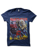 Iron Maiden Navy Blue Tee Style001 Hoodie, Sweatshirt | PureTeeCo.com