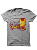 Ironman Grey Tee Hoodie, Sweatshirt | PureTeeCo.com