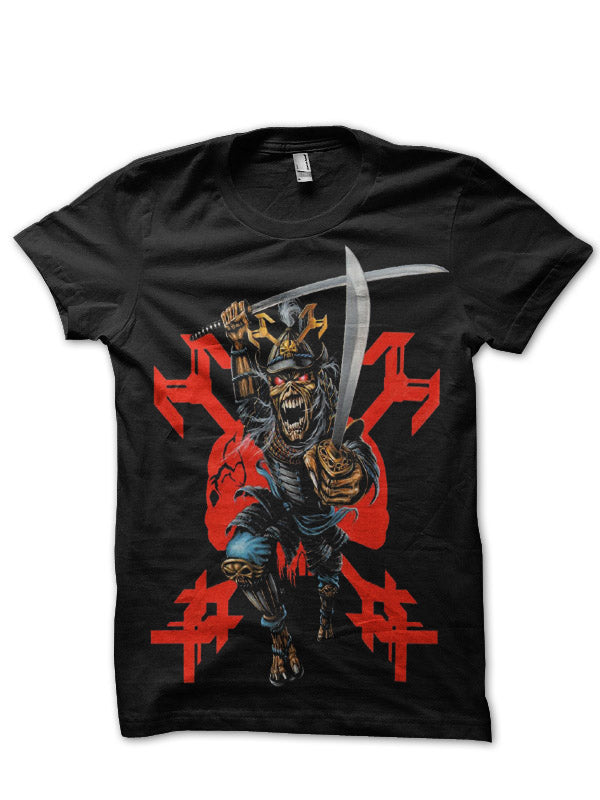 Iron Maiden Black Tee Style001 Hoodie, Sweatshirt | PureTeeCo.com