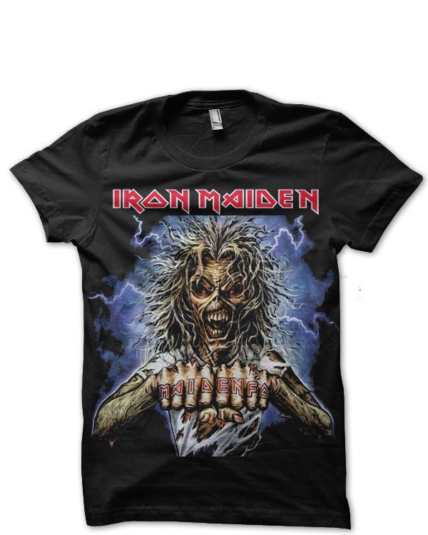 Iron Maiden Black T-Shirt Style013 Hoodie, Sweatshirt | PureTeeCo.com