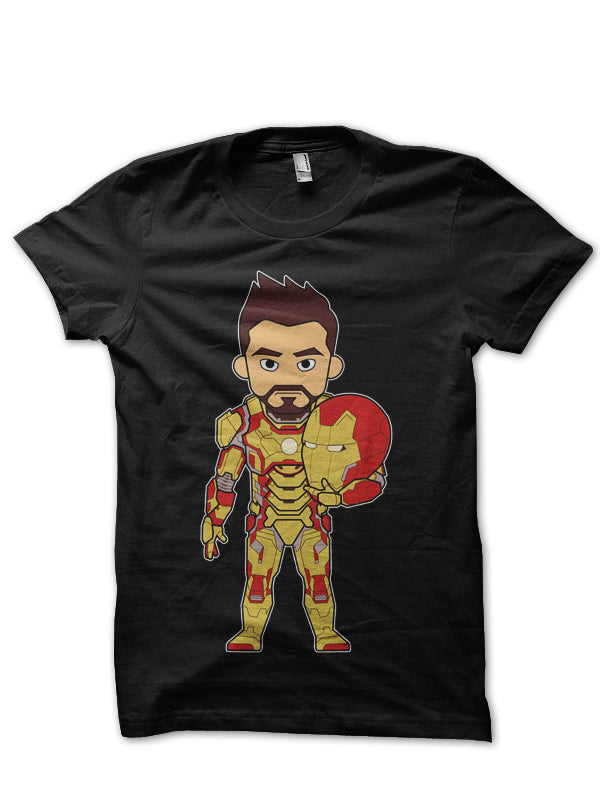 Ironman Black tee Hoodie, Sweatshirt | PureTeeCo.com