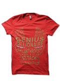 Genius Red T-Shirt Hoodie, Sweatshirt | PureTeeCo.com