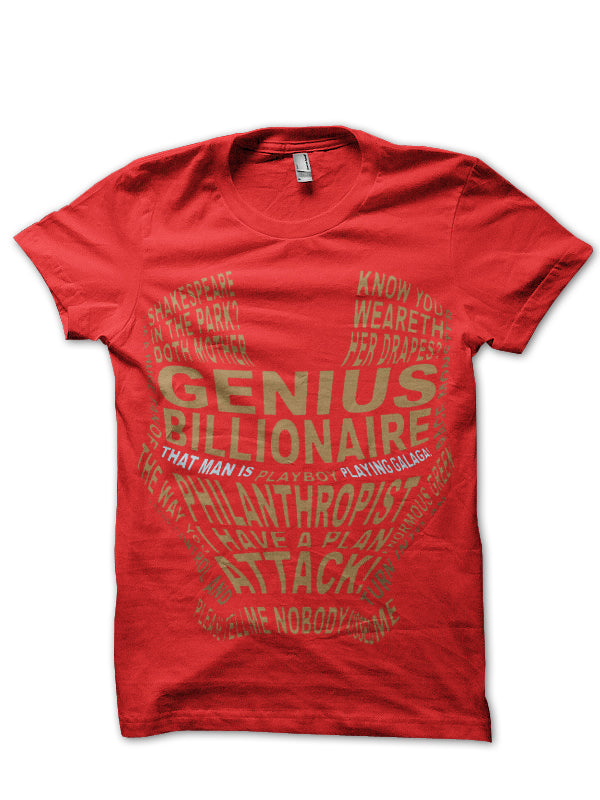 Genius Red T-Shirt Hoodie, Sweatshirt | PureTeeCo.com