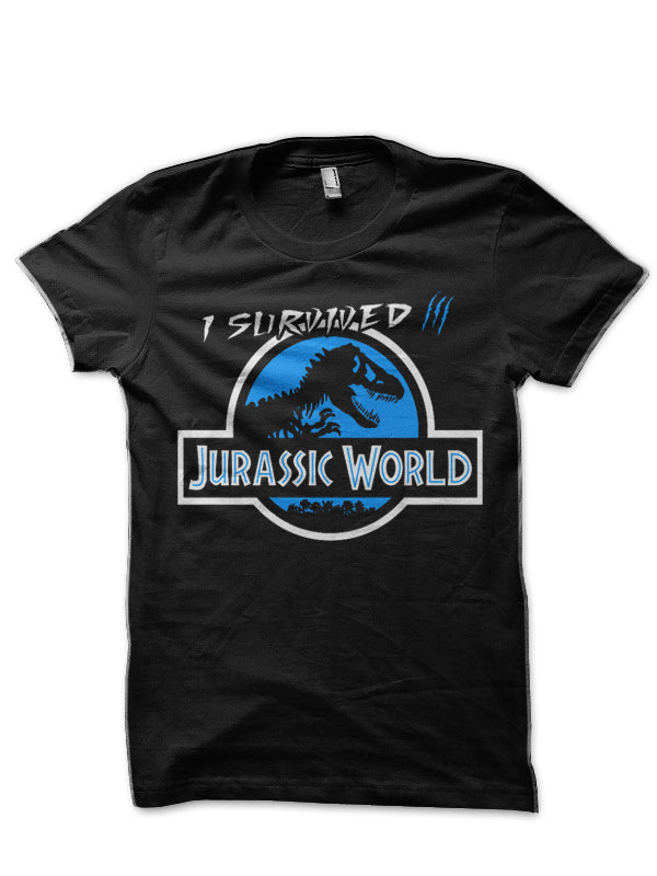 I survived Jurassic World T-Shirt Hoodie, Sweatshirt | PureTeeCo.com