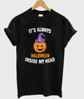 it’s always haloween inside my head t-shirt Hoodie, Sweatshirt | PureTeeCo.com
