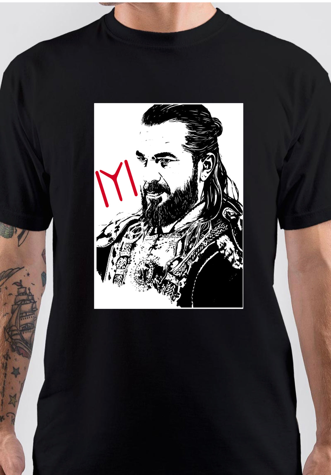 Ertugrul Half Sleeve T-Shirt Hoodie, Sweatshirt | PureTeeCo.com