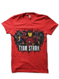 Team Stark Red Tee Hoodie, Sweatshirt | PureTeeCo.com