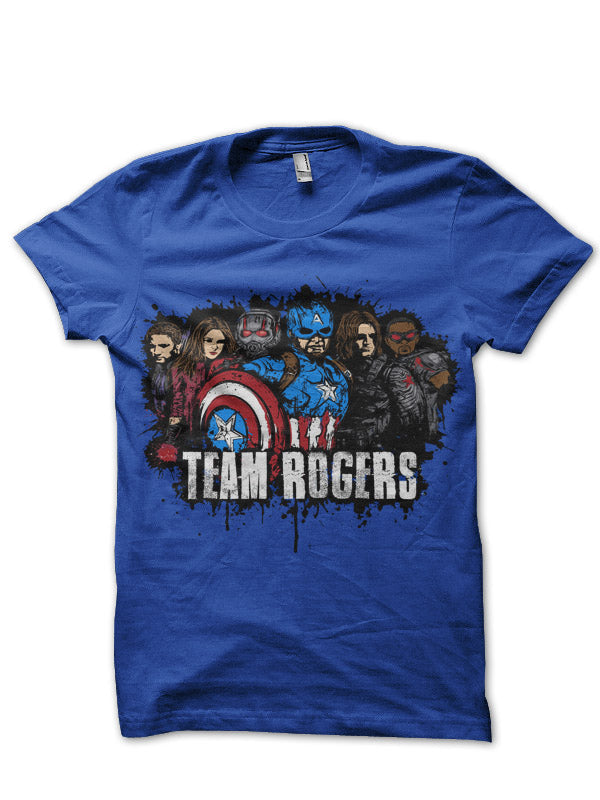 Team Rogers Blue Tee Hoodie, Sweatshirt | PureTeeCo.com