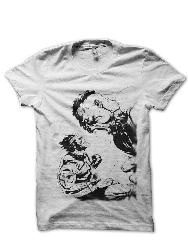 Wolverine White Tee Hoodie, Sweatshirt | PureTeeCo.com