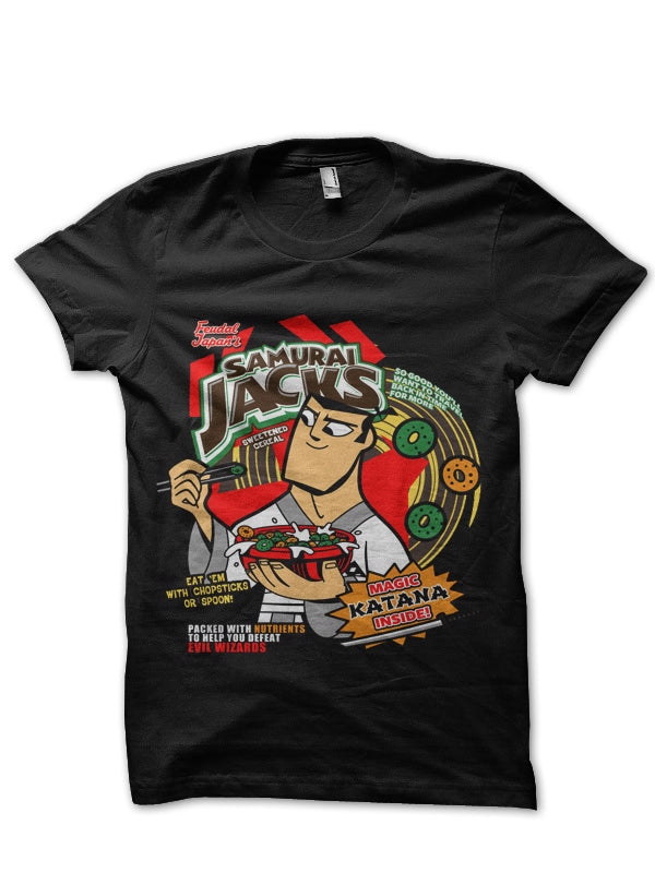 Samurai Jack Cereal Box T-Shirt Hoodie, Sweatshirt | PureTeeCo.com