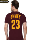 James 23 Maroon T-Shirt Hoodie, Sweatshirt | PureTeeCo.com