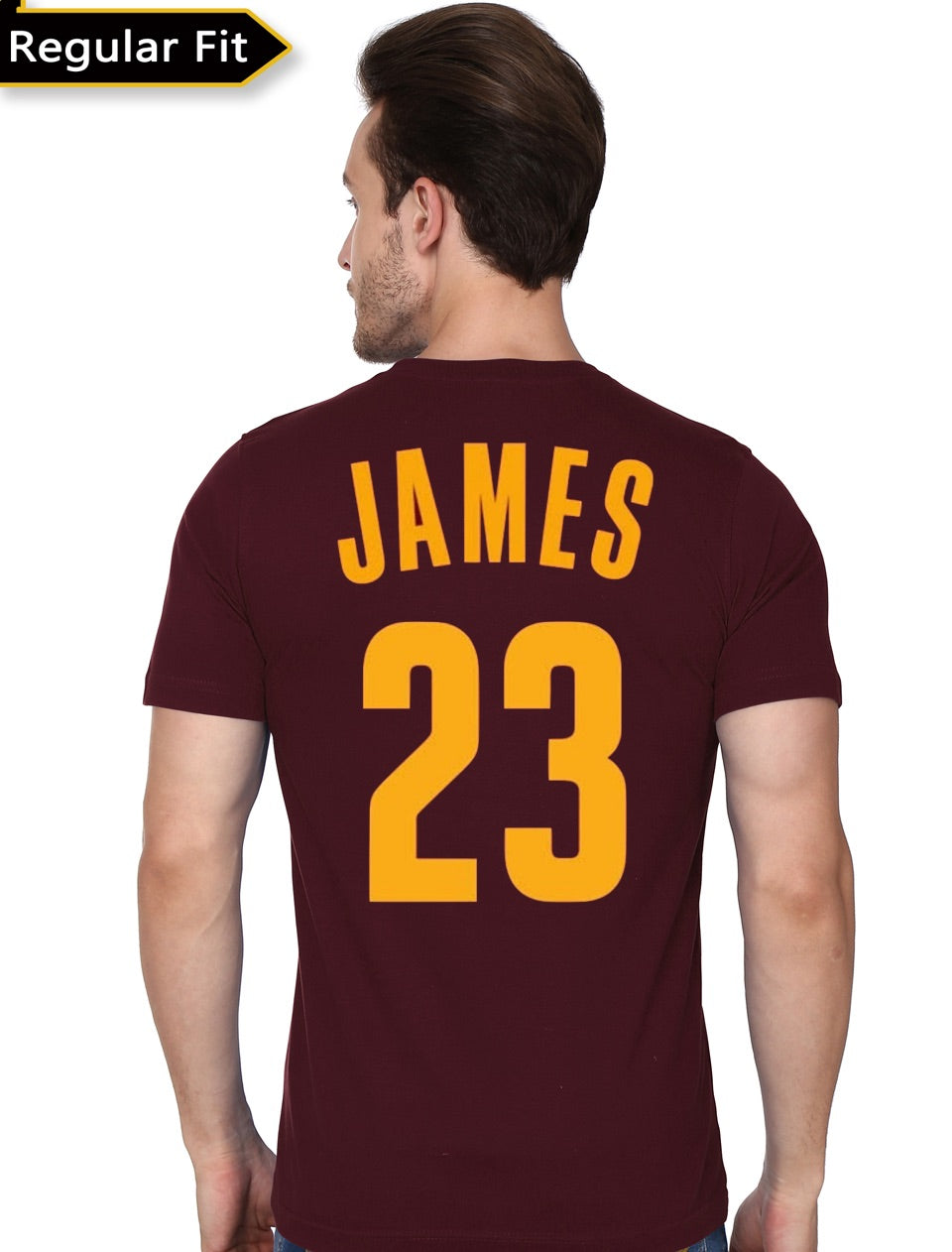 James 23 Maroon T-Shirt Hoodie, Sweatshirt | PureTeeCo.com