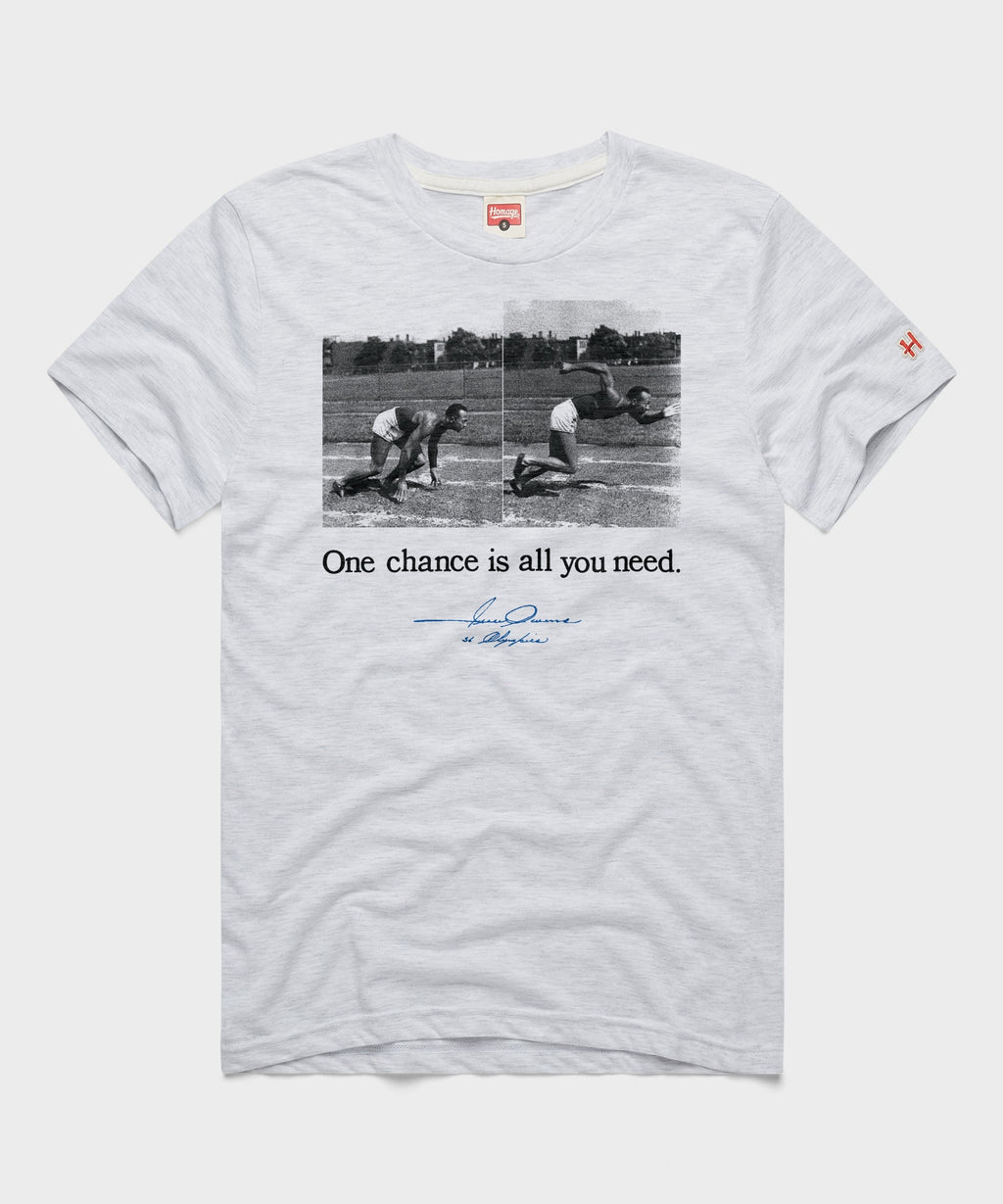Jesse Owens One Chance Is All You Need