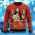 Jessus’s Birthday Ugly Christmas Sweater Unique Gift