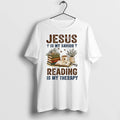 Jesus Is My Savior Book Reading Is My Therapy 0 Tshirts Sweater