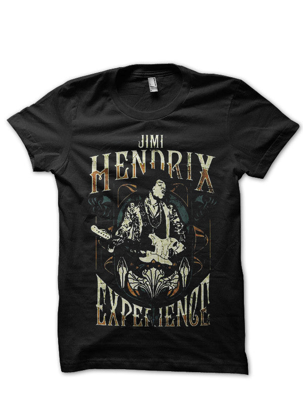 Jimi Hendrix Black T-Shirt Hoodie, Sweatshirt | PureTeeCo.com