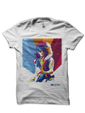 Joe Perry Half Sleeve White T-Shirt Hoodie, Sweatshirt | PureTeeCo.com