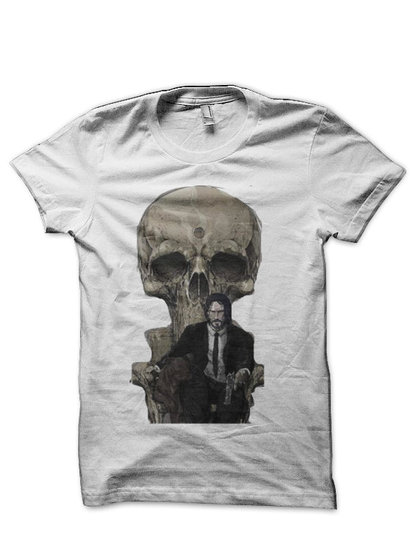 John Wick White T-Shirt Hoodie, Sweatshirt | PureTeeCo.com