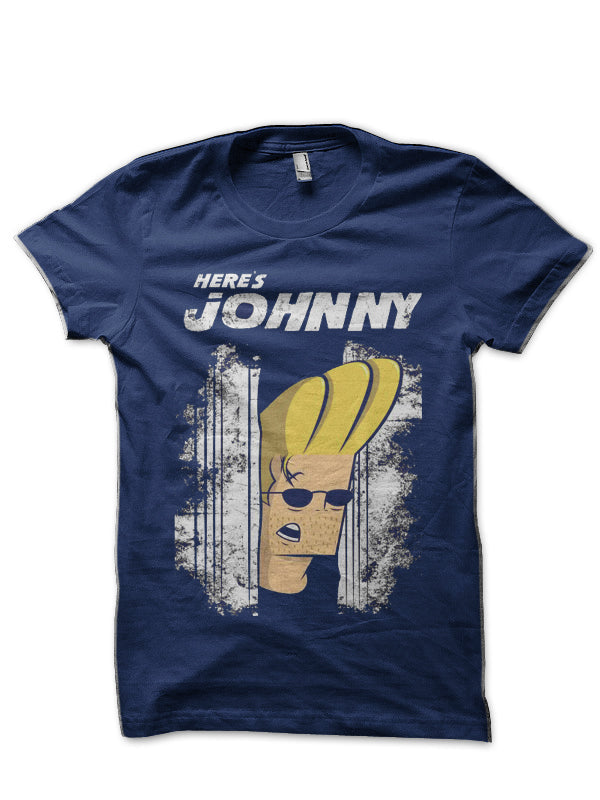 Johnny Bravo Half Sleeve T-Shirt Style001 Hoodie, Sweatshirt | PureTeeCo.com
