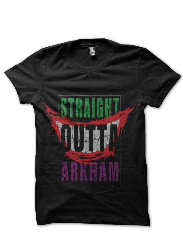 Straight Outta Arkham T-Shirt Hoodie, Sweatshirt | PureTeeCo.com