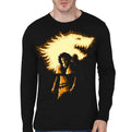 Jon Snow Black Full Sleeve Tee Hoodie, Sweatshirt | PureTeeCo.com