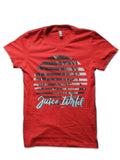 Juice Wrld Red Half Sleeve T-Shirt Hoodie, Sweatshirt | PureTeeCo.com