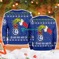Kaa Gent Grinch Hand Ugly Christmas Sweater 3D