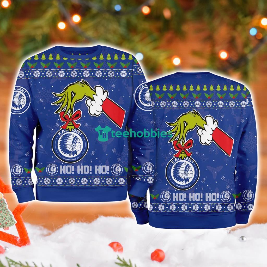 Kaa Gent Grinch Hand Ugly Christmas Sweater 3D