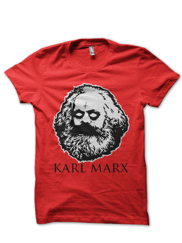 Karl Marx Portrait T-Shirt Hoodie, Sweatshirt | PureTeeCo.com