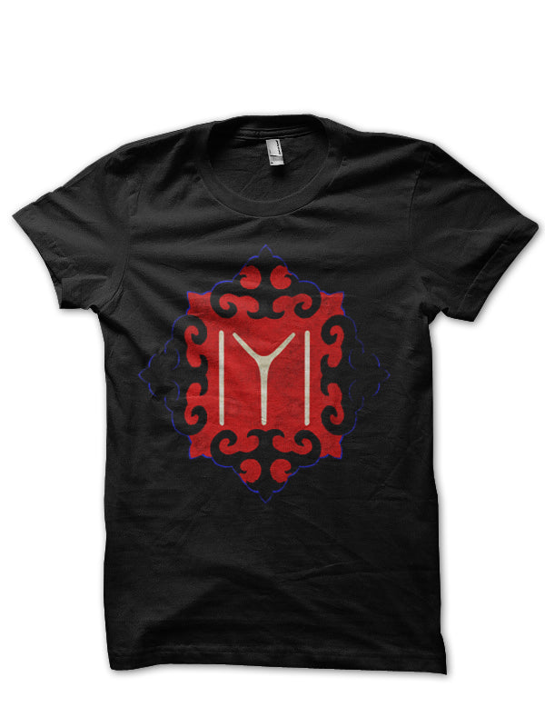Kayi Tribe â€“ Ottoman Empire Half Sleeve Black T-Shirt Hoodie, Sweatshirt | PureTeeCo.com