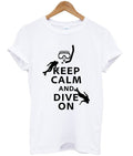 keep calm andf dive on t-shirt Hoodie, Sweatshirt | PureTeeCo.com