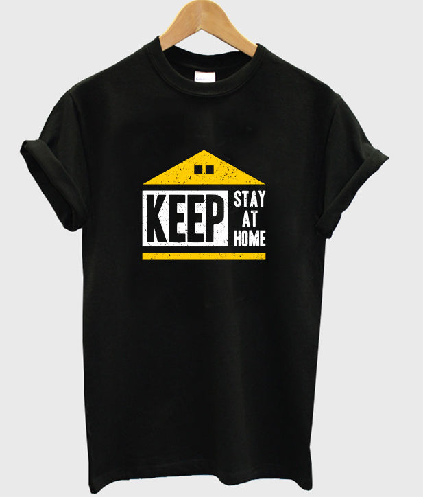 keep stay at home t-shirt Hoodie, Sweatshirt | PureTeeCo.com