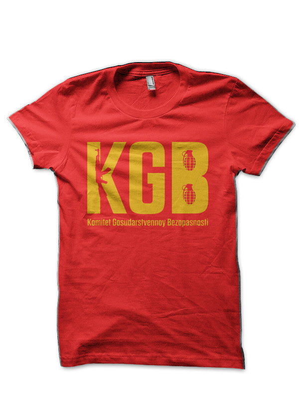 KGB Red T-Shirt Style001 Hoodie, Sweatshirt | PureTeeCo.com