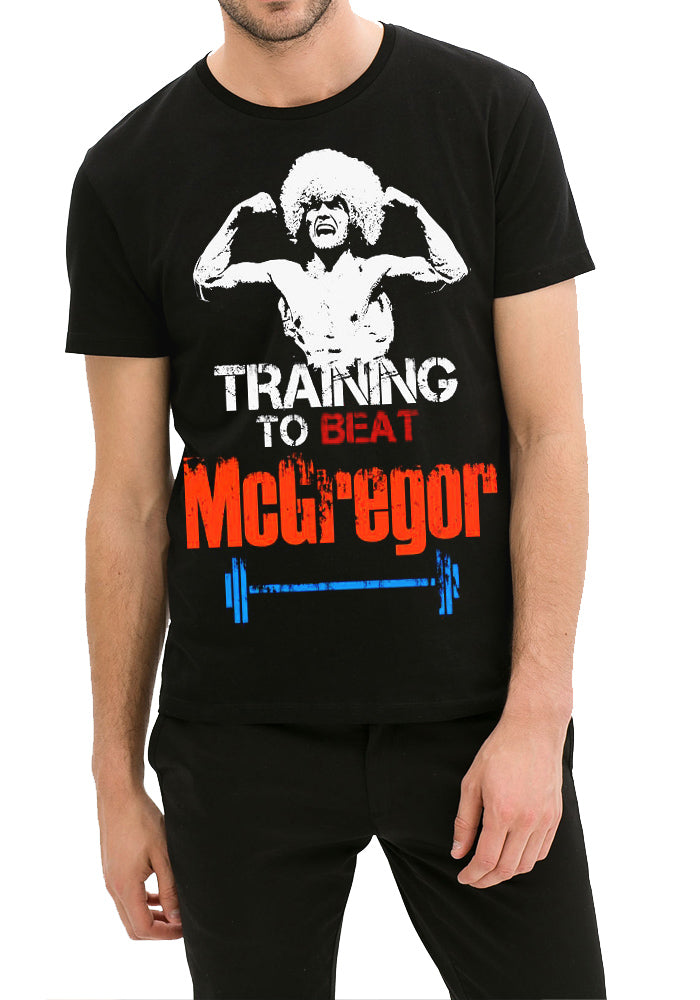 Training To Beat Mcgregor Black T-Shirt Hoodie, Sweatshirt | PureTeeCo.com
