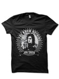 Jon Snow Black Tee Hoodie, Sweatshirt | PureTeeCo.com