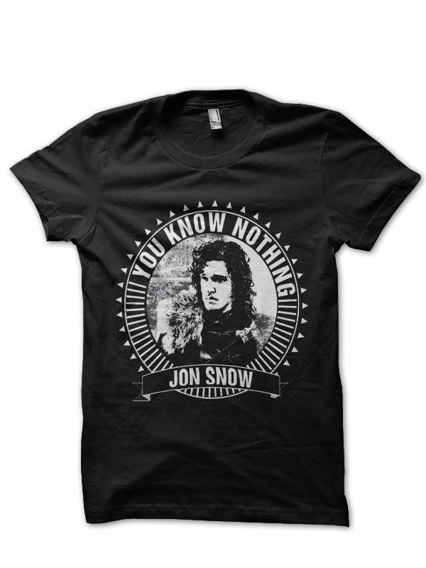 Jon Snow Black Tee Hoodie, Sweatshirt | PureTeeCo.com