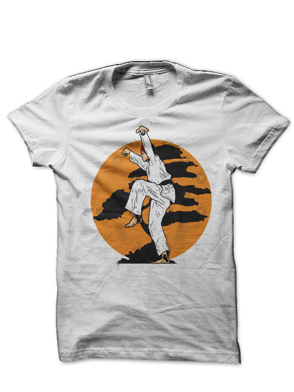 Karate Kid White T-Shirt Hoodie, Sweatshirt | PureTeeCo.com