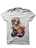 Marc Marquez White T-Shirt Hoodie, Sweatshirt | PureTeeCo.com