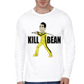 Kill Bean White Full Sleeve Tee Hoodie, Sweatshirt | PureTeeCo.com