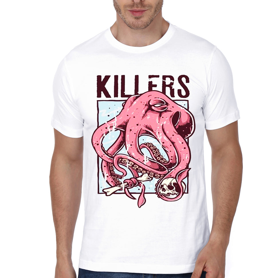 Killers White Half Sleeve T-Shirt Hoodie, Sweatshirt | PureTeeCo.com