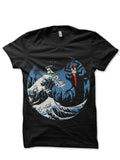 The Great Battle â€“ Samurai Jack Black T-Shirt Hoodie, Sweatshirt | PureTeeCo.com