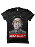 Kim Jong Rocketman Black T-Shirt Hoodie, Sweatshirt | PureTeeCo.com