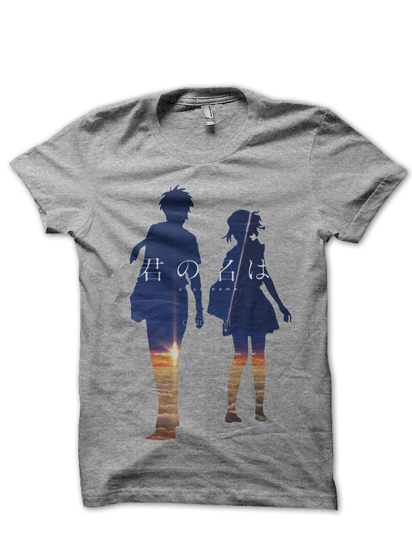 Kimi No Wa Grey T-Shirt Hoodie, Sweatshirt | PureTeeCo.com