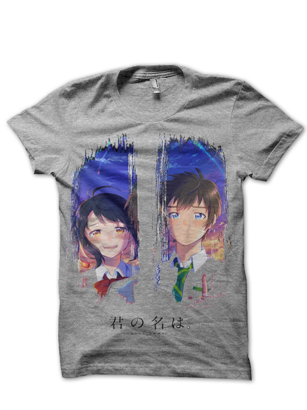 Kimi No Na Wa Grey T-Shirt Hoodie, Sweatshirt | PureTeeCo.com