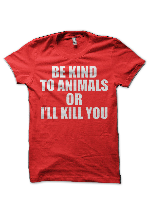 Be Kind To Animals T-Shirt Hoodie, Sweatshirt | PureTeeCo.com
