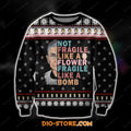 Knitting Pattern 3D All Over Print Ruth Bader Ginsburg Ugly Sweater