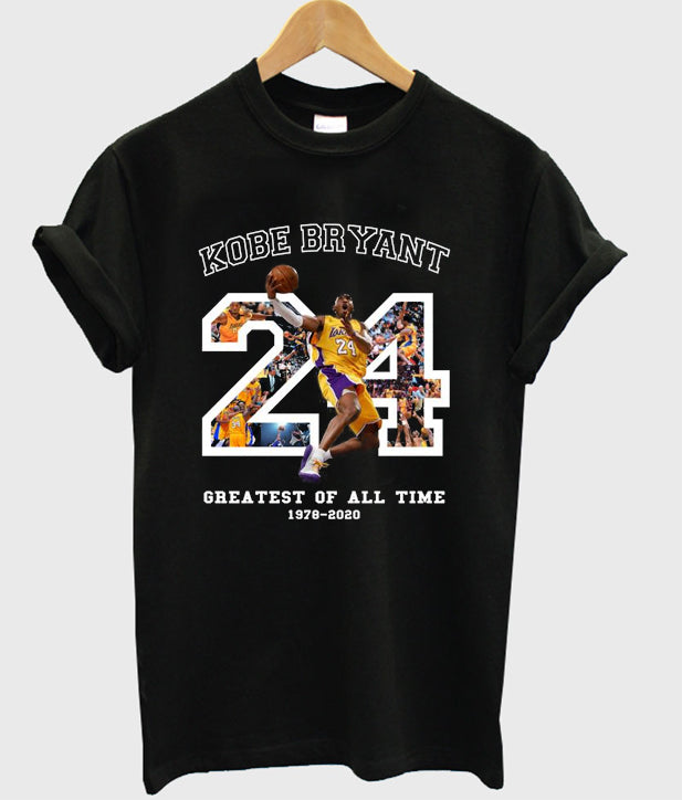 kobe bryant 24 greatest of all time t-shirt Hoodie, Sweatshirt | PureTeeCo.com