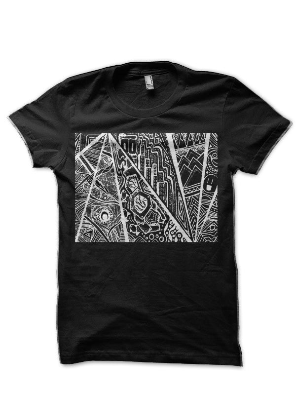 Inktober Tripping Black T-Shirt Hoodie, Sweatshirt | PureTeeCo.com